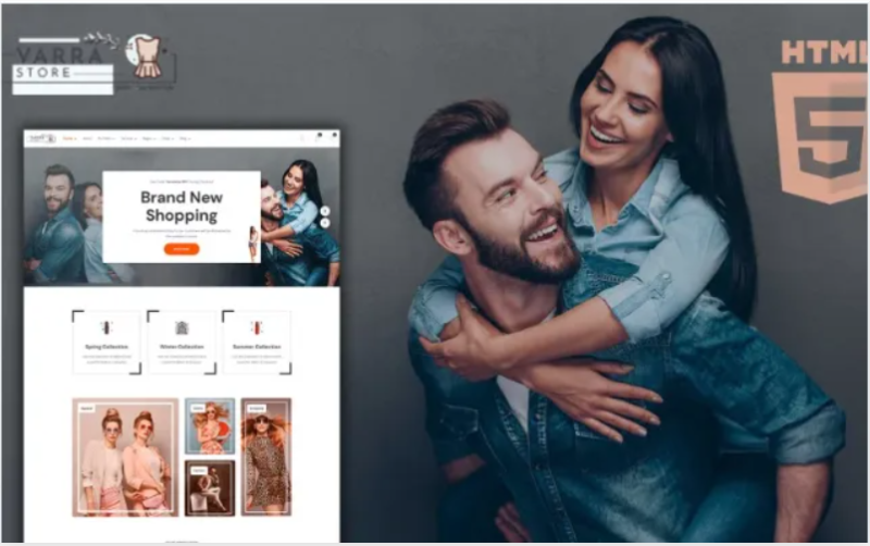 Varra – Cloth Shop HTML Template