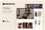 Vintina – Lingerie & Underwear Store Elementor Template Kit