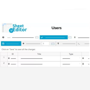WP Sheet Editor Users Premium 1.5.31