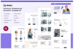 Wallar | Painting & Wallpapering Service Elementor Template Kit