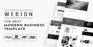 Webion – Minimal Elementor Multipurpose WordPress Theme