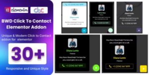 Click To Contact Addon For Elementor 1.0