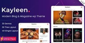 Kayleen Blog and Magazine Theme 2.7.1