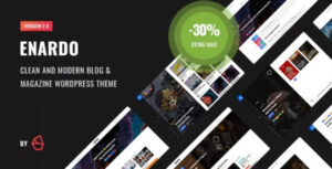 Enardo – Blog & Magazine WordPress Theme 2.7