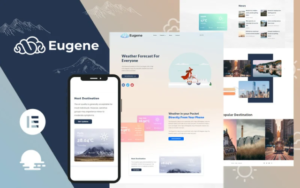 Eugene – Weather Forecast WordPress Theme 1.0.0