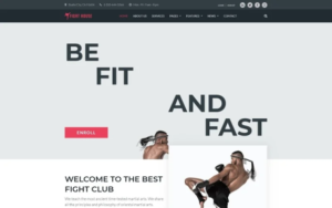 Fight House – Brutal Martial Arts Club WordPress Theme 1.0.1