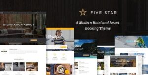 FiveStar – Hotel Booking WordPress Theme 1.7