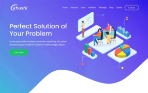 Khushii – One Page Parallax WordPress Theme 1.0.0