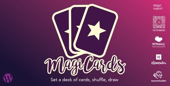 MagiCards – decks of cards to shuffle | WP plugin 2.2.0
