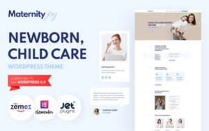 MaternityJoy – Newborn, Child Care WordPress Theme 1.0.1