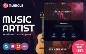 Musicle Music WordPress Theme 1.0.0