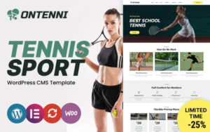 Ontenni – Tennis Club & Sports WordPress Theme 1.0.0
