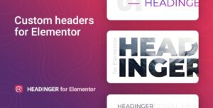 Headinger – Customizable Headings For Elementor 1.1.0