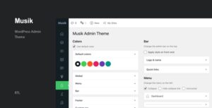 Musik – WordPress Admin Theme 3.2