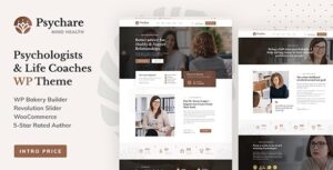 Psychare – WordPress Theme for Psychologists & Life Coaches 1.2.2