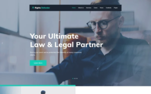 Rights Defender – Lawyer WordPress theme WordPress Theme 1.0.0