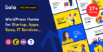 Sala – Startup & SaaS WordPress Theme 1.0.8
