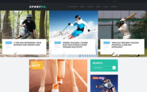 Sportex – Sports News Responsive WordPress theme WordPress Theme 1.0.0