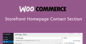 Storefront Homepage Contact Section AddOn 1.0.5
