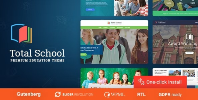 Total School – LMS and Education WordPress Theme 1.1.3