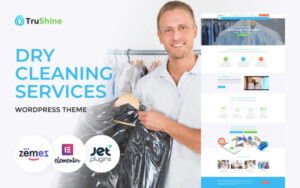 TruShine – Dry Cleaning Services WordPress Theme 2.0.1