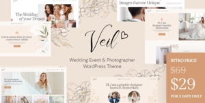 Veil – Wedding Event & Photographer WordPress Theme 1.0.0