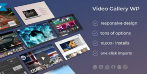 Video Gallery WordPress Plugin /w YouTube, Vimeo, Facebook pages 12.19