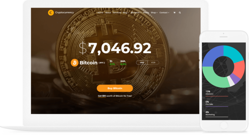 VisualModo – Cryptocurrency WordPress Theme 2.0.4