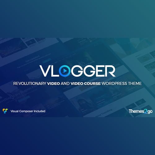 Vlogger Professional Video and Tutorials WordPress Theme 2.6.8