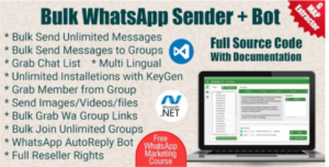 WaBulker Bulk WhatsApp sender + Group Sender + WhatsApp Autobot 2.7.2