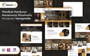 WoodLab Handyman Maintenance Woodworks WordPress Theme WordPress Theme 1.0.0
