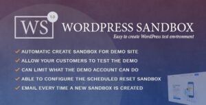 WordPress Sandbox – Easy To Create a Test Environment 1.0.3