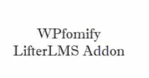 WPfomify LifterLMS Addon 1.0.0