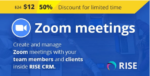 Zoom Integration for RISE CRM 1.0