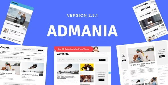 Admania Theme - Adsense WordPress Theme With Gutenberg Compatibility 2.5.3