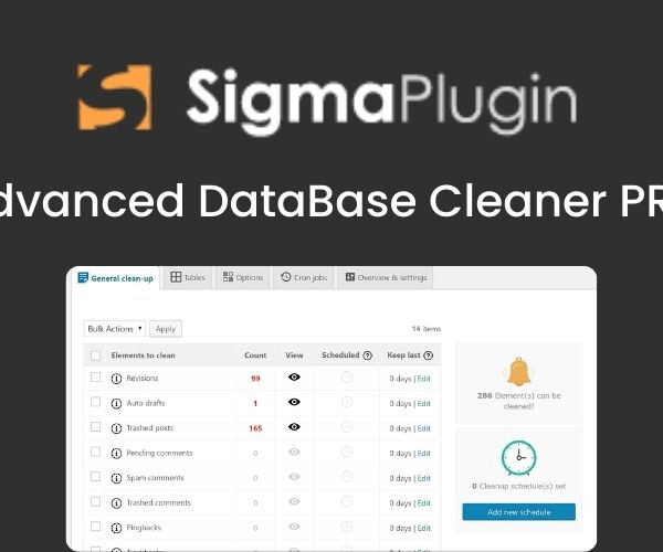 Advanced DataBase Cleaner PRO 4.0