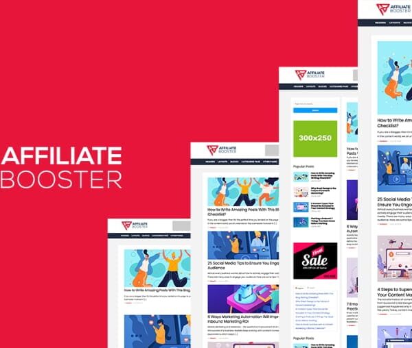 Affiliate Booster Theme - WordPress Affiliate Websites 2.0.59