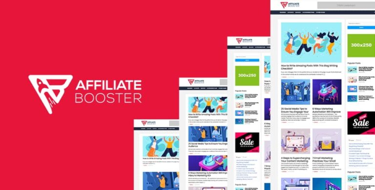 Affiliate Booster Theme - WordPress Affiliate Websites 2.0.59