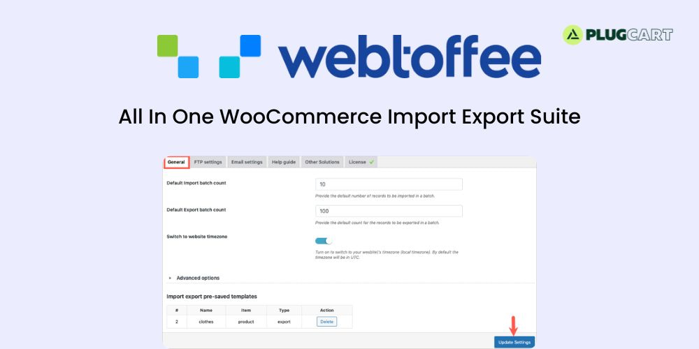 All In One WooCommerce Import Export Suite – WebToffee 1.3.3 All In One WooCommerce Import Export Suite – WebToffee 1.3.3