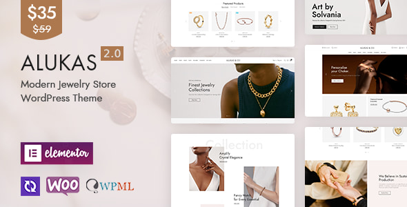Alukas Theme - Modern Jewelry Store WordPress Theme 2.0.13