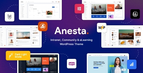 Anesta Theme - Intranet, Extranet, Community and BuddyPress WordPress Theme 1.5.2