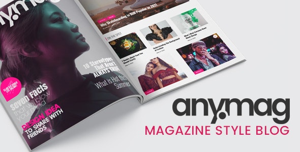 Anymag Theme - Magazine Style WordPress Blog 2.9.7