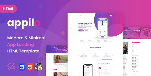 Appilo Theme – App Landing Page WordPress Theme 7.0.0