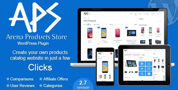 Arena Products Store - WordPress Plugin 3.2
