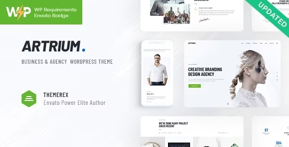 Artrium Theme | Creative Agency & Web Studio WordPress Theme 1.0.11