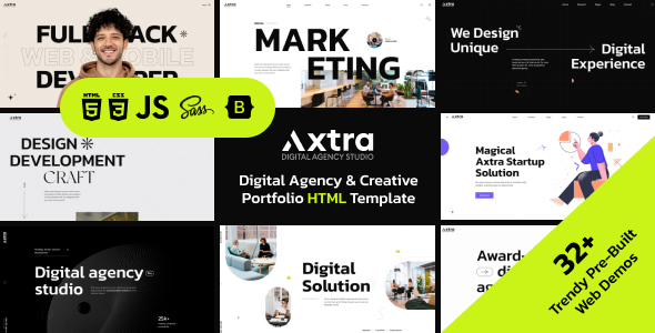 Axtra Theme | Digital Agency Creative Portfolio Theme 3.0.3
