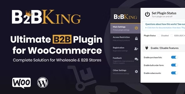 B2BKing - The Ultimate WooCommerce B2B & Wholesale Plugin 5.4.70
