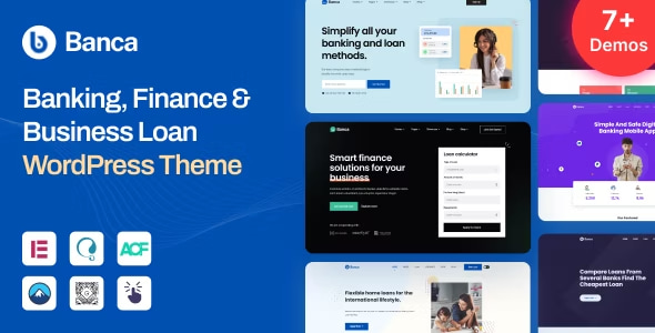 Banca Theme - Banking, Finance & Business Loan WordPress Theme 1.9.6