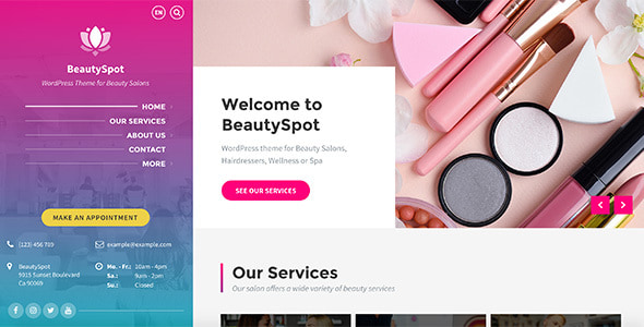 BeautySpot Theme - Beauty Salon WordPress Theme 3.5.17