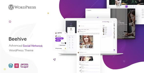 Beehive - Social Network WordPress Theme 1.4.5